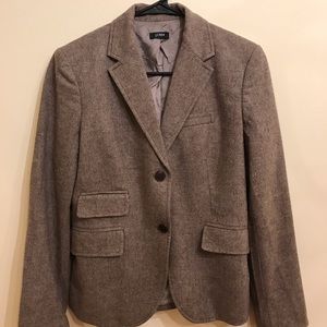 J. Crew jacket for women, wool, with arm patch